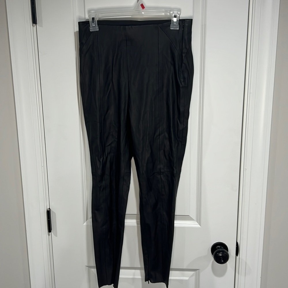 Zara Faux leather leggings.